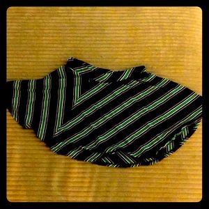 SO skater striped skirt